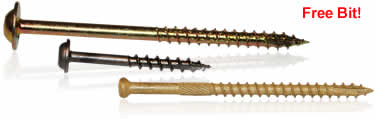 Star Drive Cabinetry and Finish Screws