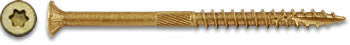Exterior ACQ Compatible "Star Drive" Heavy Duty Construction Screws 2" to 6" Lengths