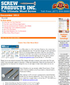 join our monthly newsletter list