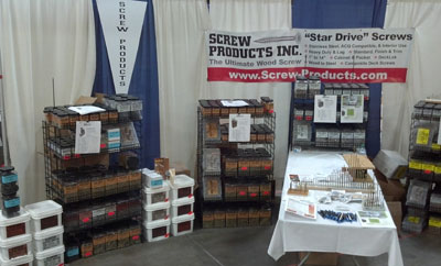 screw products show booth 2012