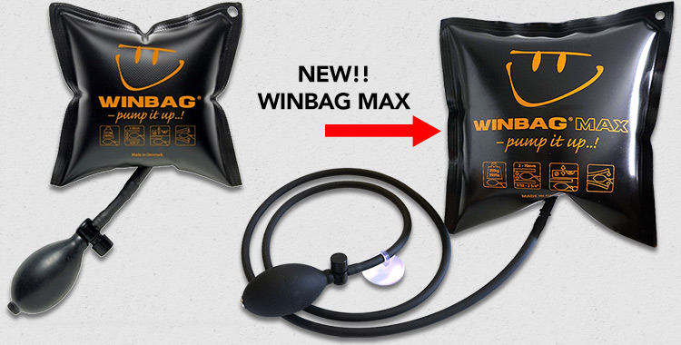 WINBAG - pump it up – inflatable reusable shimsStar Drive Wood